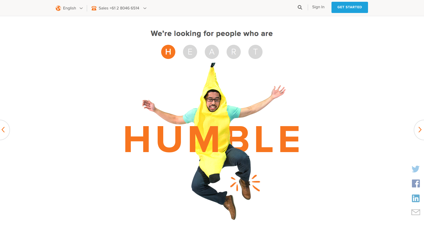 hubspot careers page design 