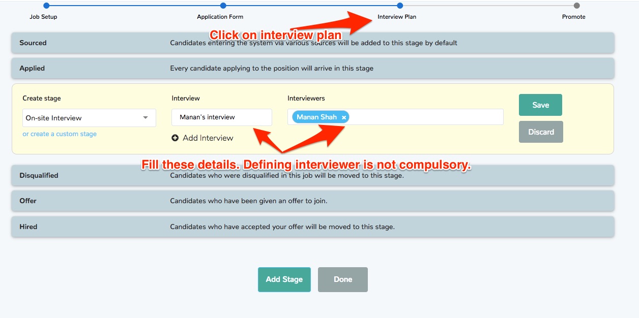 interview plan