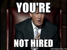 not hired meme