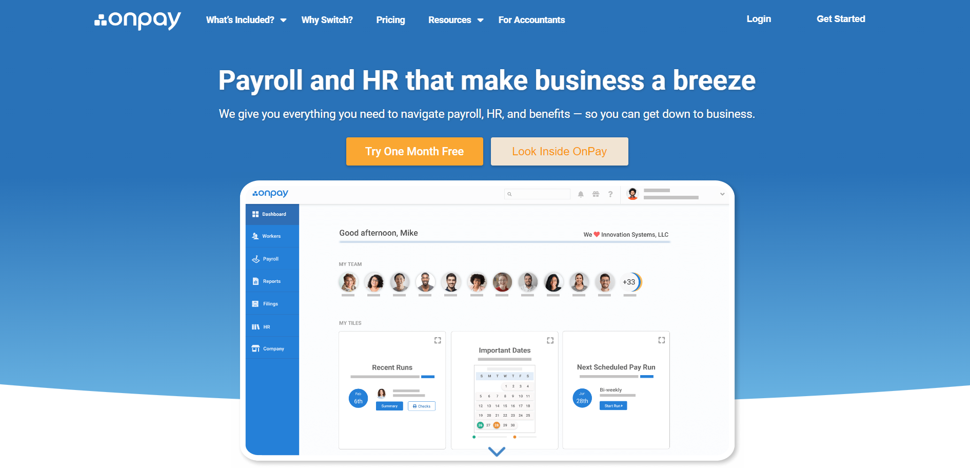 Onpay payroll software