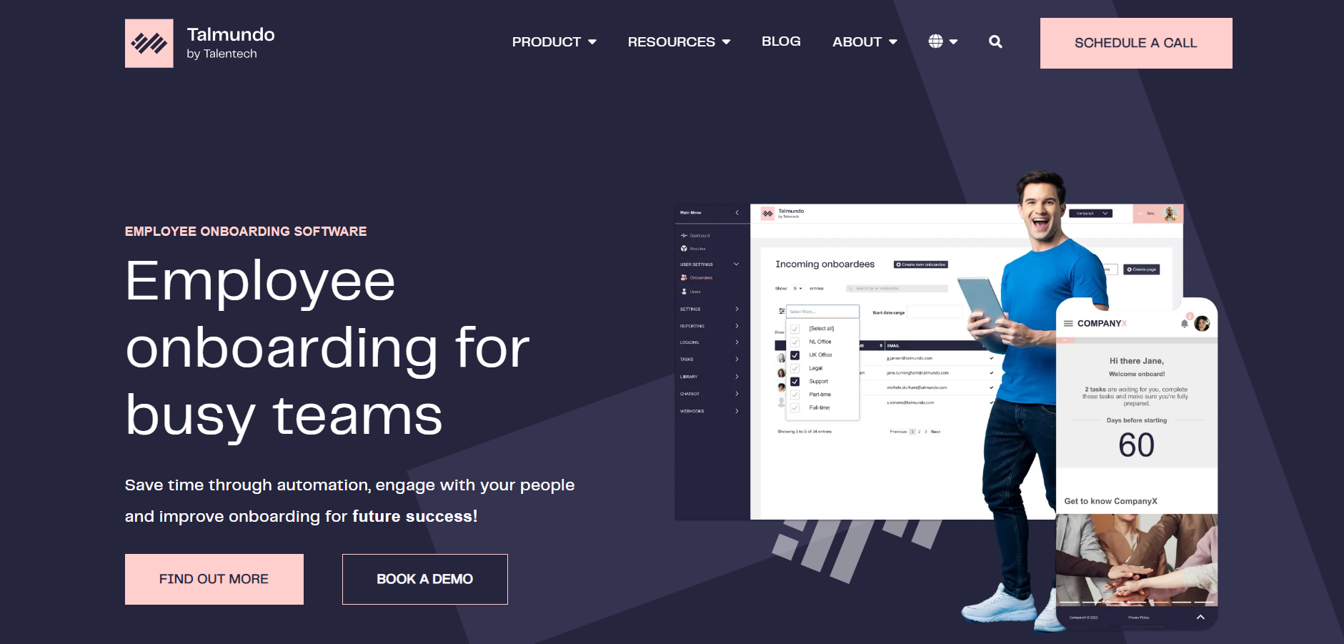 Talmundo employee onboarding software