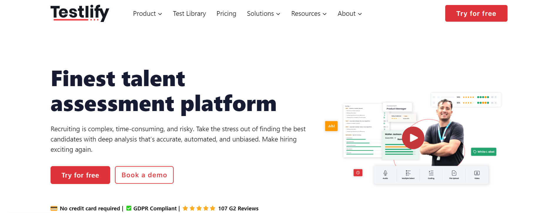 testlify talent assessment software