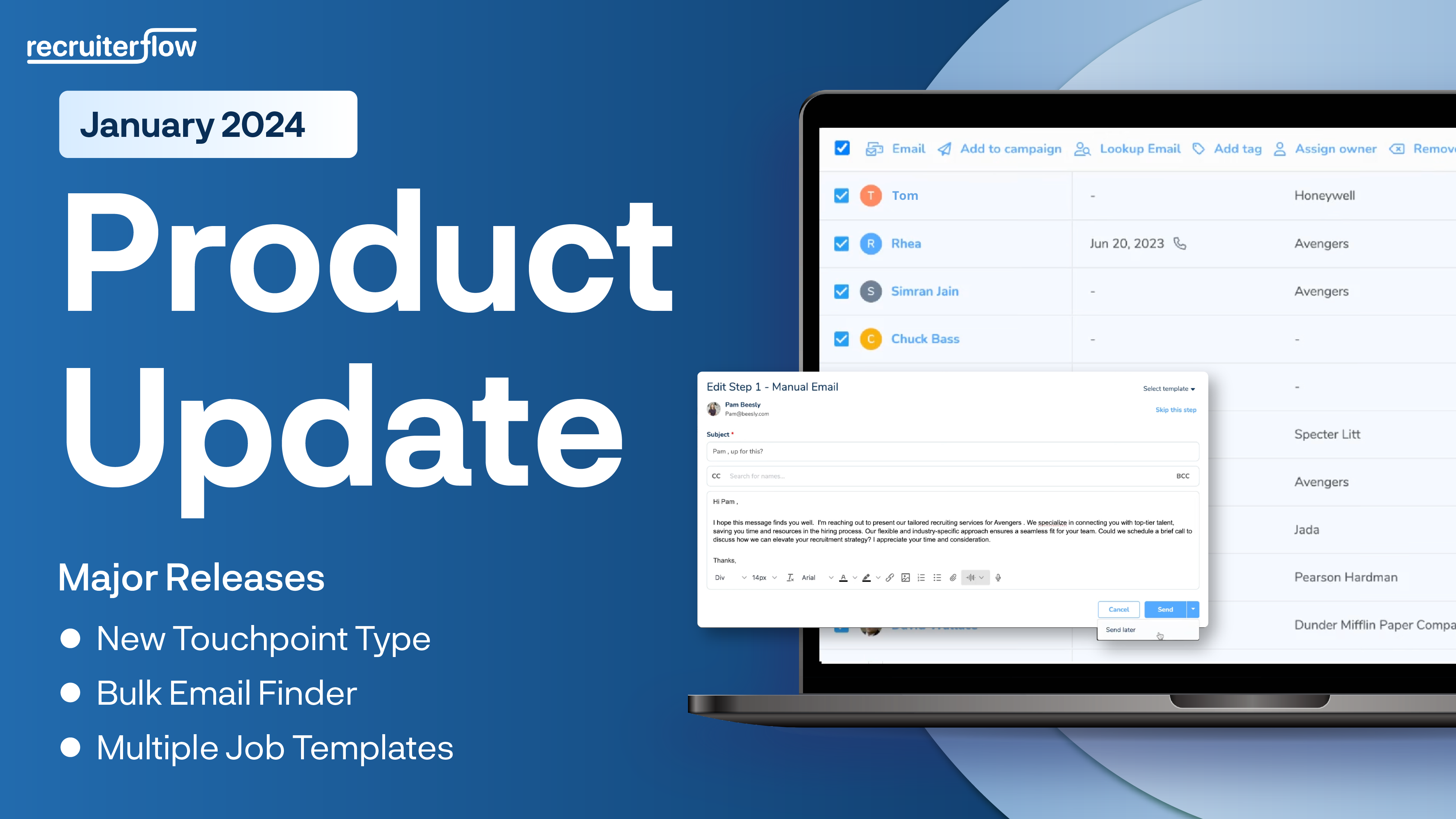 Recruiterflow product update january
