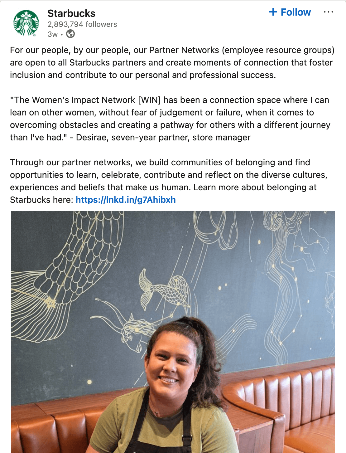 starbucks employer brand example